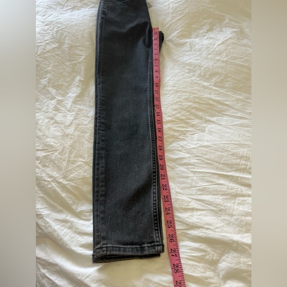Everlane | Size 23 | High Rise Skinny Jeans | Washed Black | NWT - Picture 7 of 9